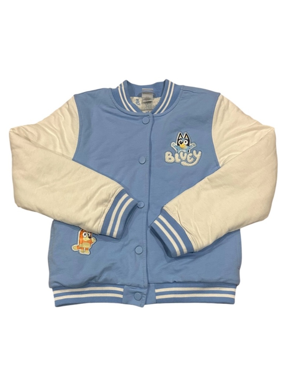 NWOT Bluey Bingo Varsity Jacket